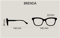 Montatura vista Giorgio Nannini Donna BRENDA-R - BRENDA-R